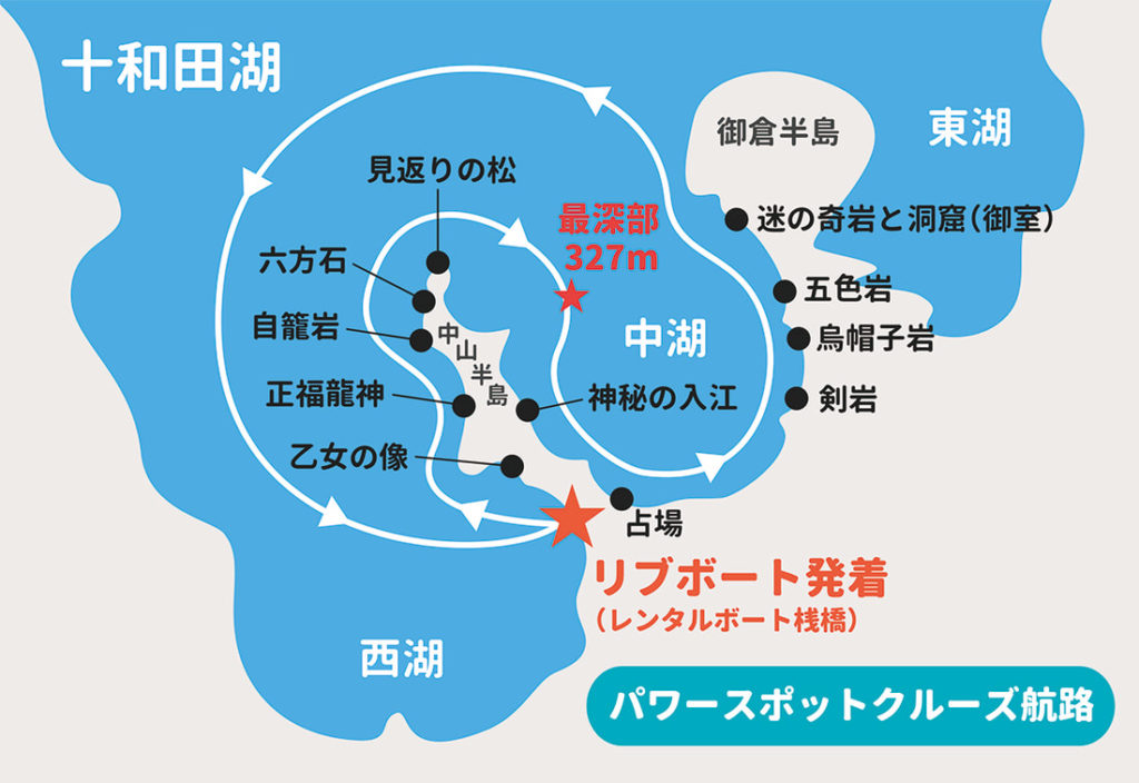 パワースポットクルーズ航路